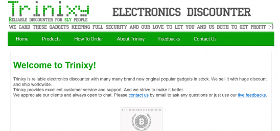 TRINIXY ELECTRONICS DISCOUNTER